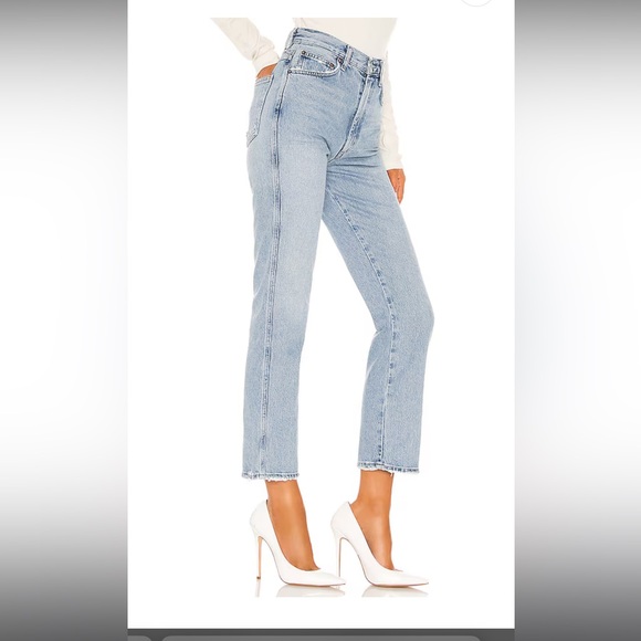 NWOT Agolde Pinch Waist High Rise Kick size 23 - Picture 3 of 7